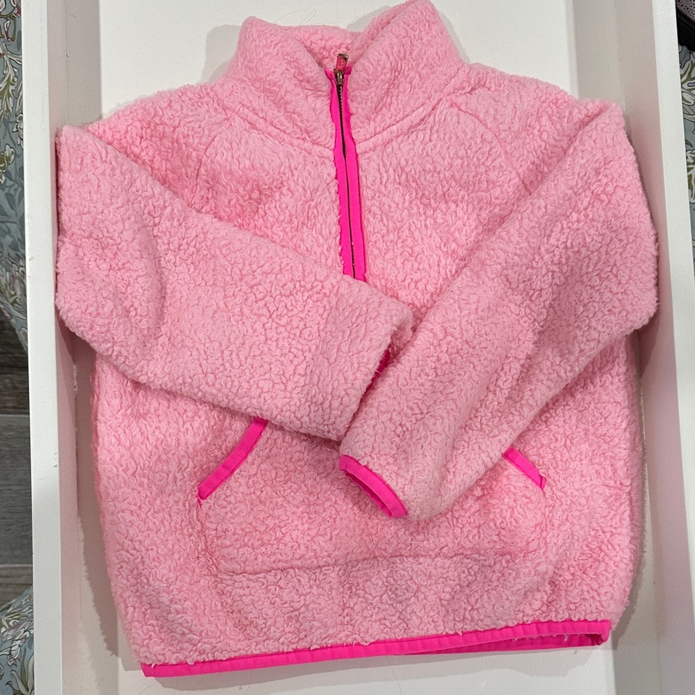 Lilly Pulitzer Pink Fleece Kids Hoodie